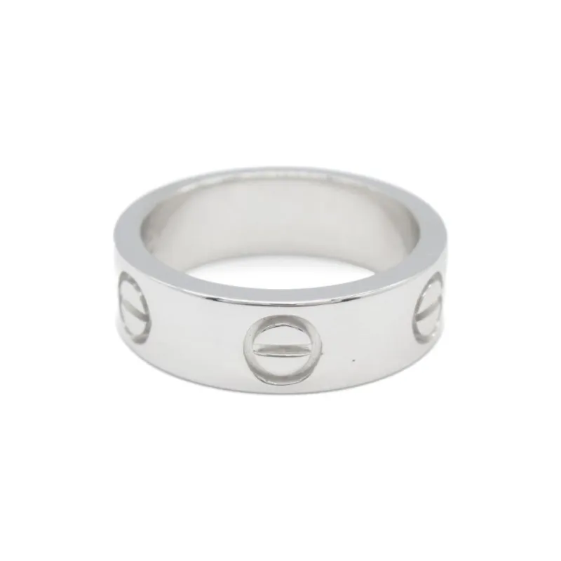 Cartier 2010s Pre owned Platinum Love Ring-0