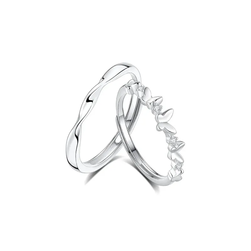 LUCA Sterling Silver Rings Unisex #Sweet Love Gift Box Set-0