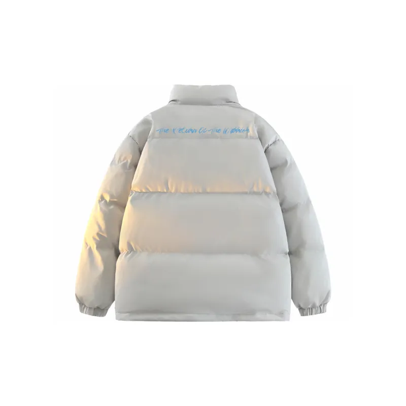 Warrior Ride The Wind Collection Open Ended Smile Collection Puffer Jacket Unisex-19