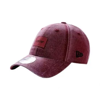 New Era Denim Baseball Caps Unisex Maroon