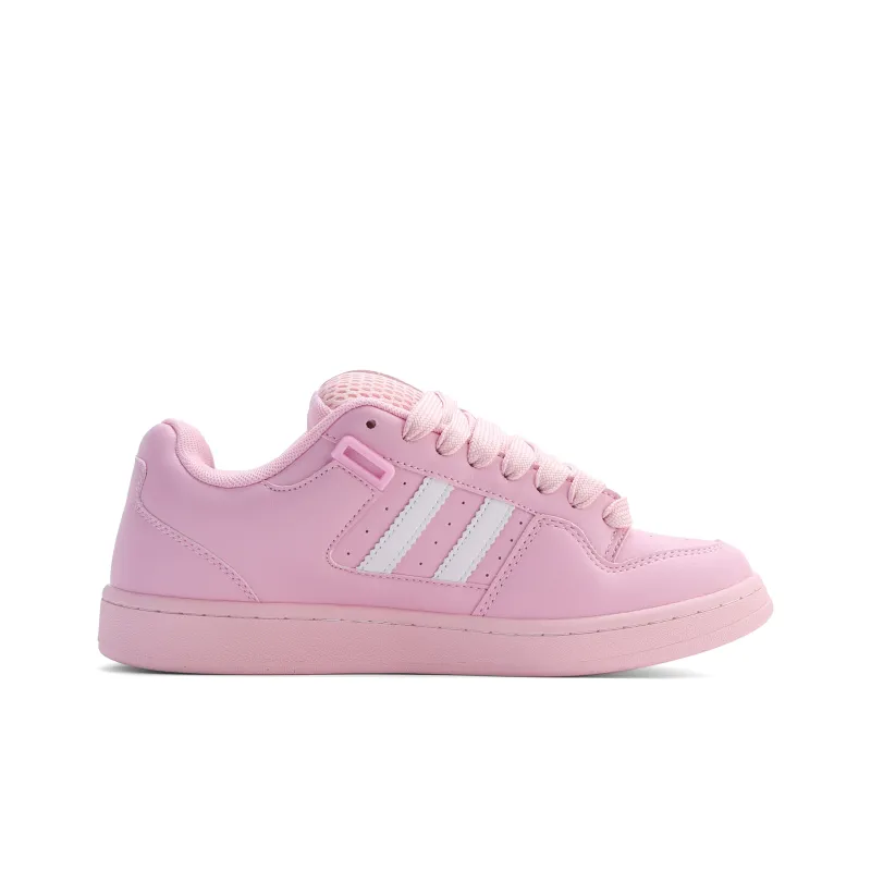 GLO BULL Skateboard Shoes Unisex Low Top Light Pink-1