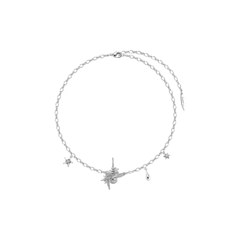 BOONEE ALUS Karat Gold/White Gold Plated Copper Necklaces Women's-4