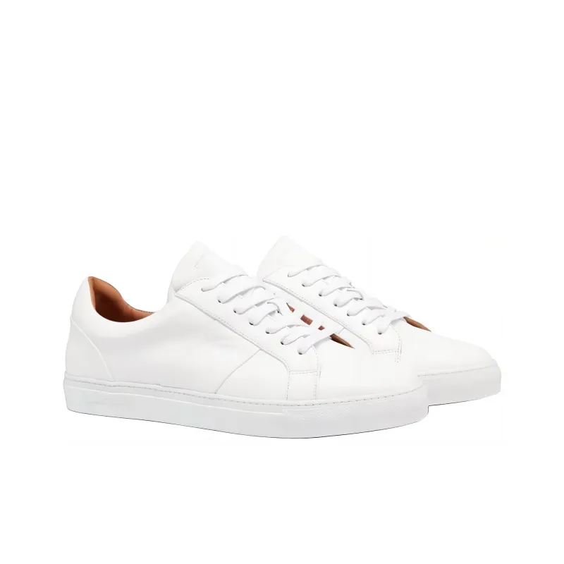 Oliver Sweeney Low-Top Skateboard Shoes Men's White-3