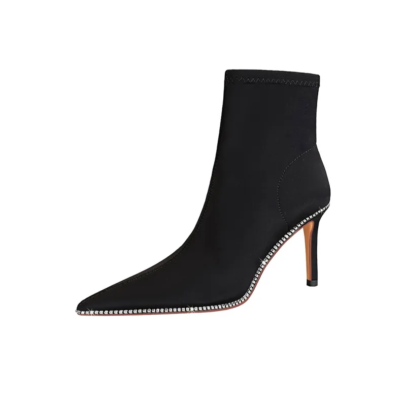 QITUMAUL Ankle Boots 7.5cm Women's-1