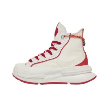 Converse Run Star Legacy CX Anti Slip Wear Resistant High Top Canvas Shoes Unisex Beige Red