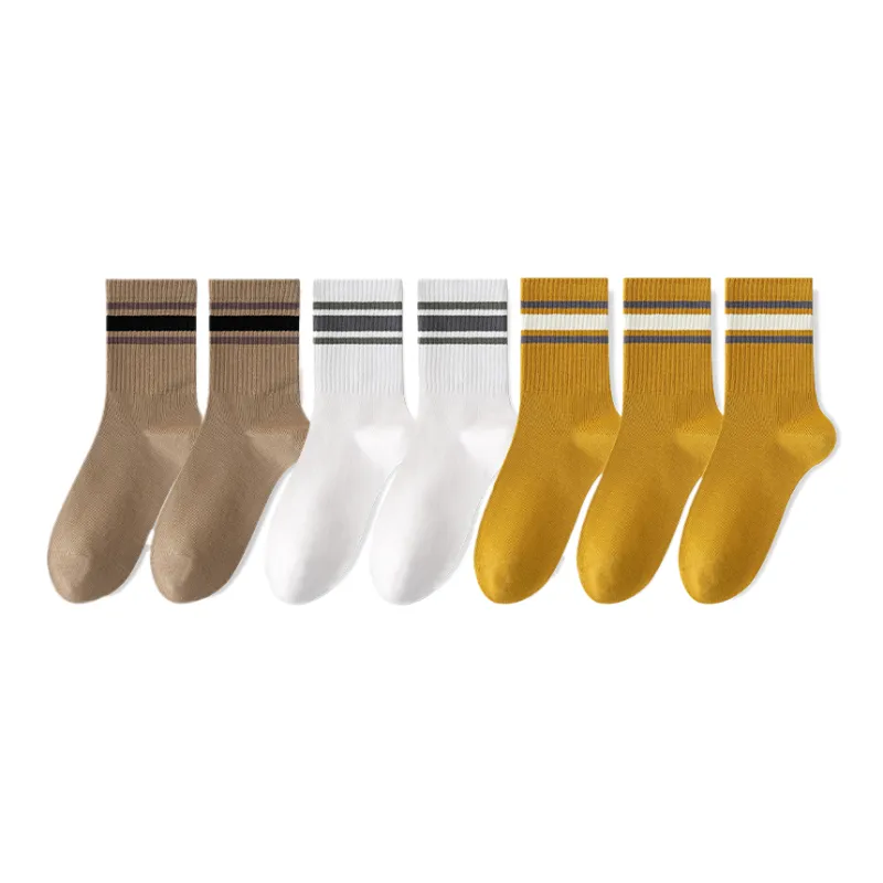 Cotton Gene Mid Calf Socks Men's 7 Pack-1