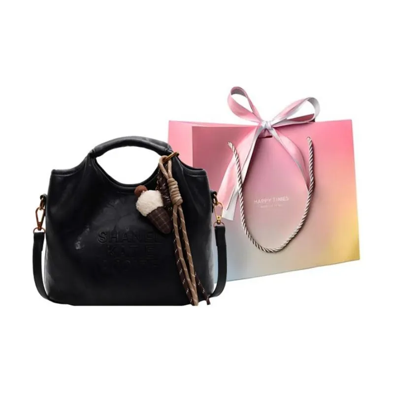 Yalu PU Handbag Medium Size Women's Black/Brown/Coffee-6
