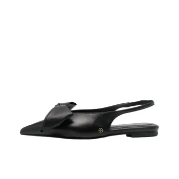 Anine Bing Logo Plaque Ballet Flats Women's