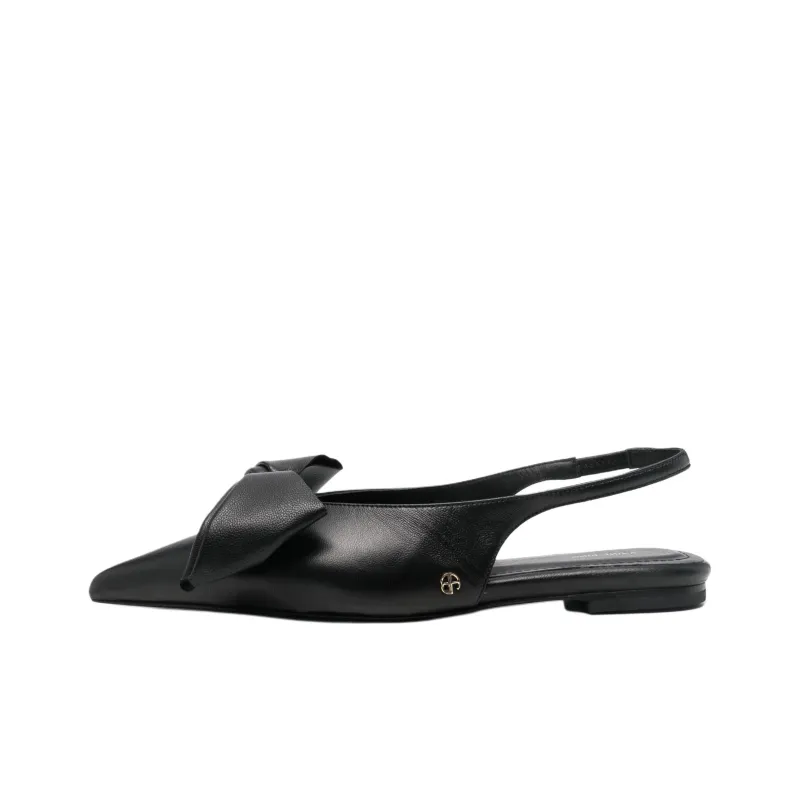 Anine Bing Logo Plaque Ballet Flats Women's-0