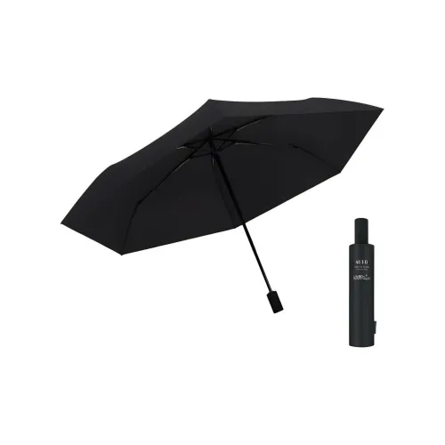IDREAMY 3-Section Oversized Automatic Umbrella Solid Color Business Dual-Use Umbrella Windproof Waterproof Fabric