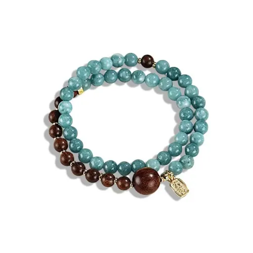 BNNYW Green Sandalwood Bracelets Unisex