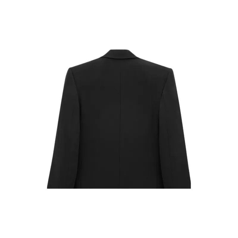 SAINT LAURENT Single Breasted Long Sleeved Jacket-5
