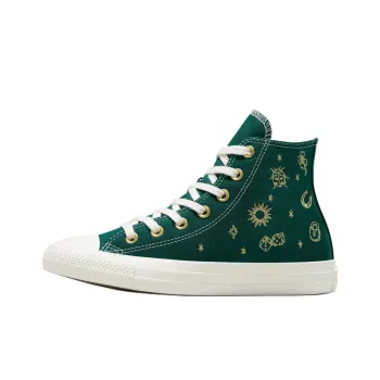 Chuck Taylor All Star Women's Converse High 'Luck Charms Rubber Plant Gold' Women's