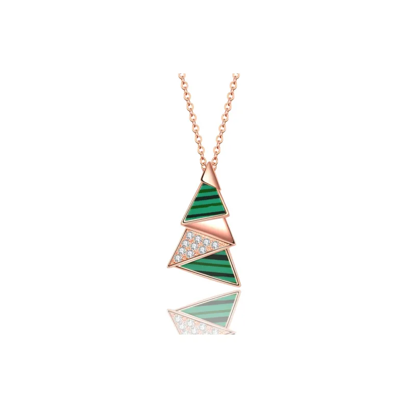 CHIEMOT Malachite Necklaces Women's-2