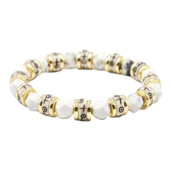 DRAGON LI White Turquoise Bracelets Unisex