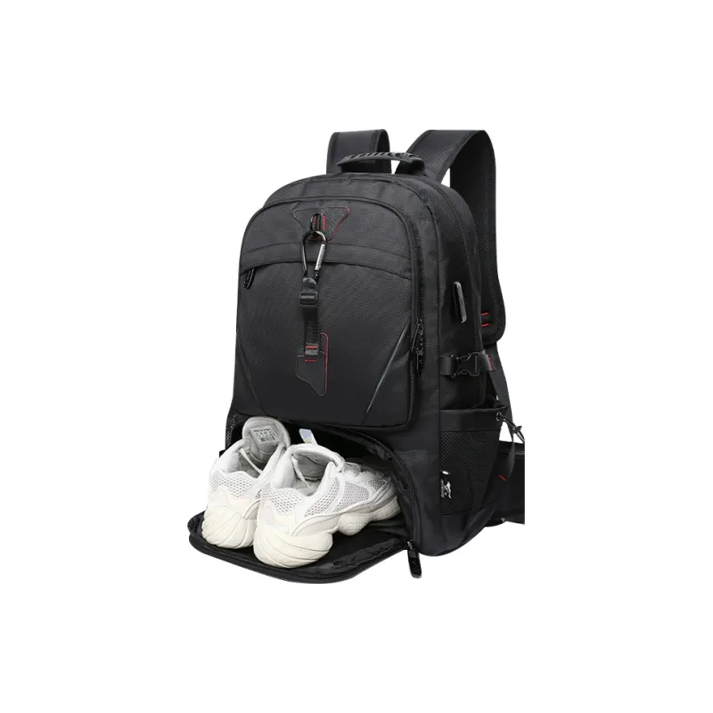 SEPTWOLVES Fabric 17.3 Inches Laptop Bag Backpack Travel Backpack QPL Regular Unisex Black-2