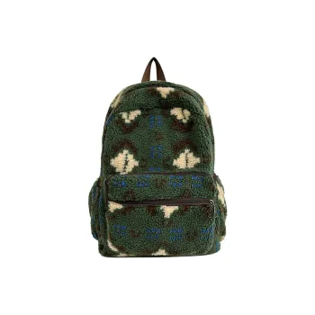 Travel Polyester Backpack Unisex Green/khaki