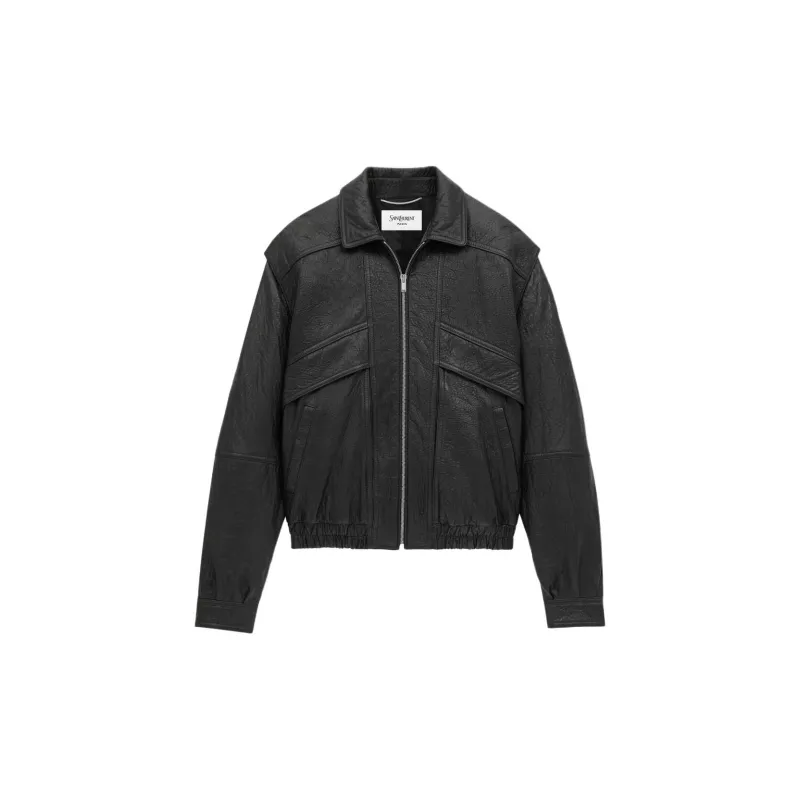 SAINT LAURENT Leather Jacket-1