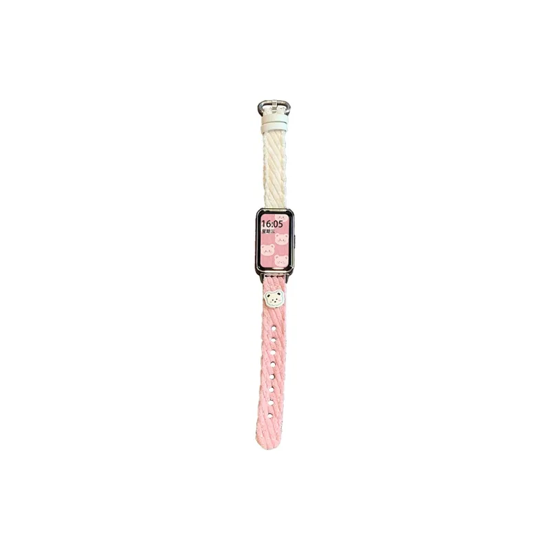 UHADA Huawei Compatibility Watch Band 150mm Knitted Fabric Material-11