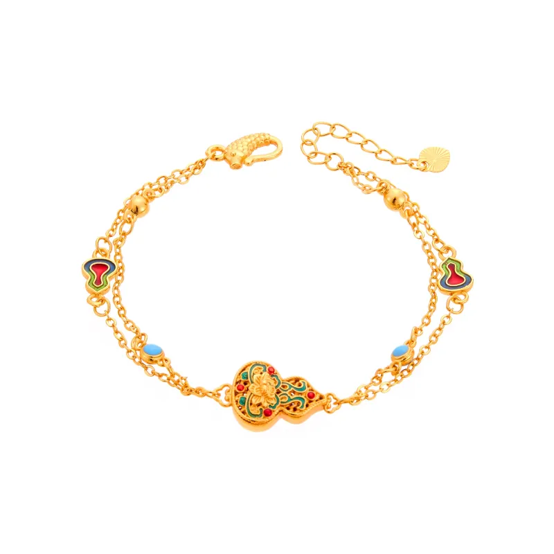 CLARKIA FLOWER Gold Plated Copper Necklaces Women's-7