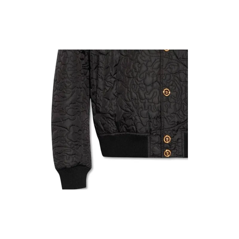 VERSACE Jackets Coats Men's Black-5