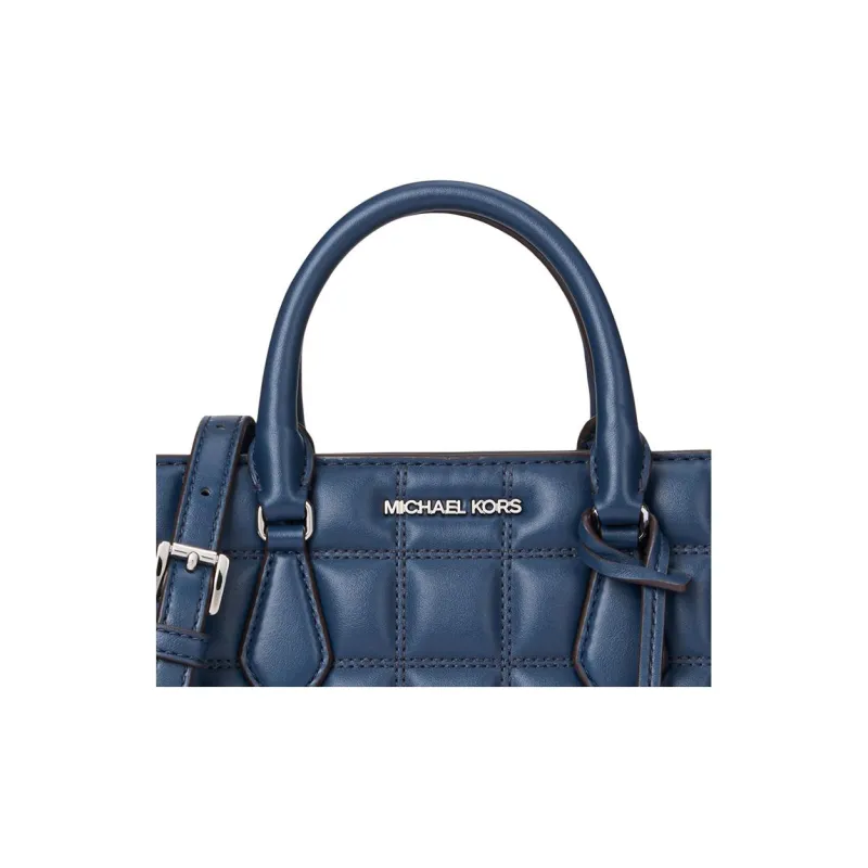 MICHAEL KORS Artificial Leather Quilting Handbag Small Size Women's Marine Blue-4