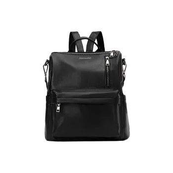 JEANSWEST Fabric Backpack Regular Women's Black/Brown