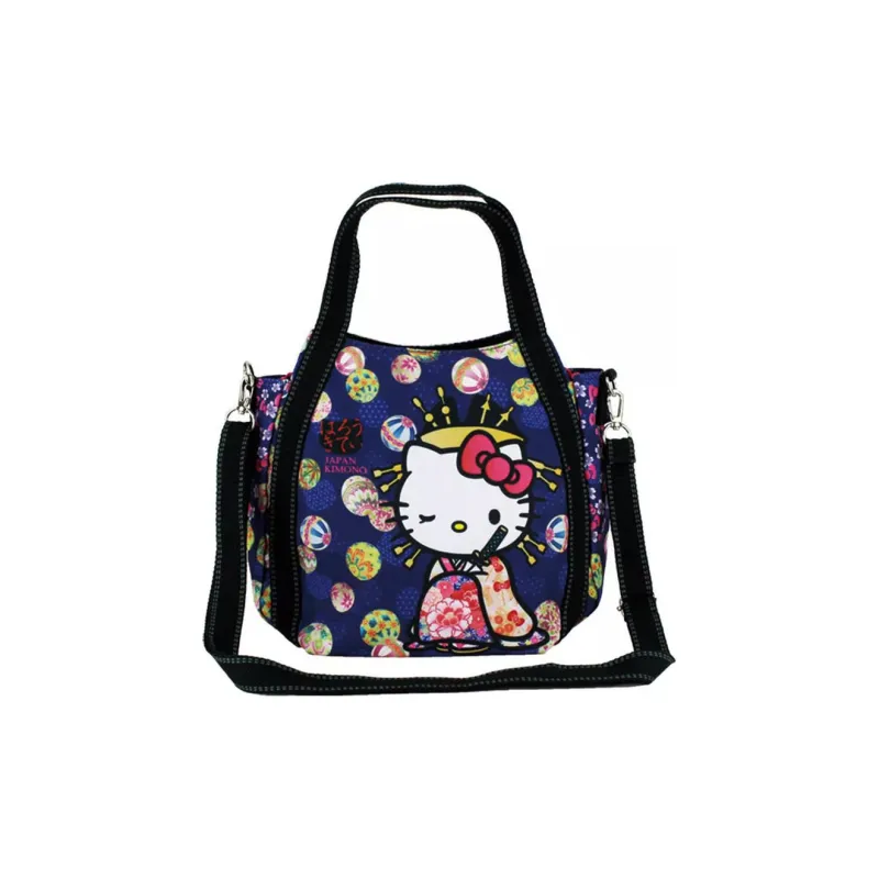 Sanrio Polyester Balloon Bag, Handbag, Shoulder Bag Regular Women's Blue-3