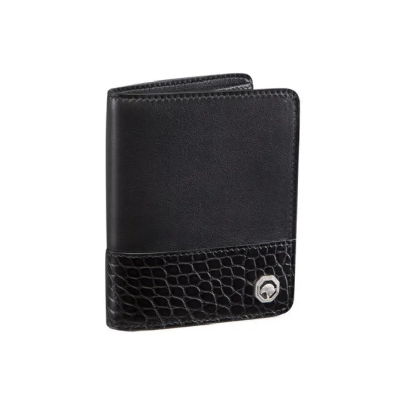 STEFANO RICCI Calfskin Wallet Men's Black-1