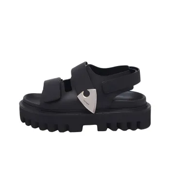Alexander McQueen Strap Sandals 5cm Men's Black
