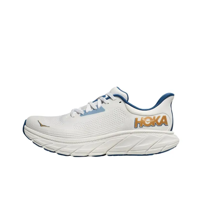 HOKA ONE ONE Arahi 7 Anti Slip Wear Resistant Low Top Running Shoes Men's Gray-0