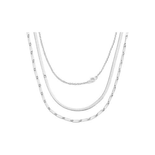 COACH 316L Medical Steel Necklaces Women's Silver
