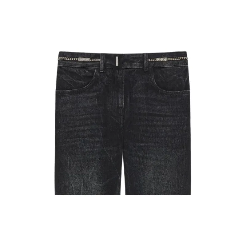 Givenchy Chain Detailed Bootcut Jeans-2