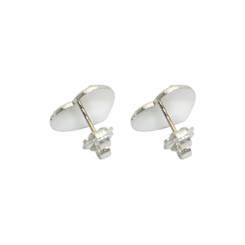 TIFFANY & CO. Silver Earrings Unisex Silver-1