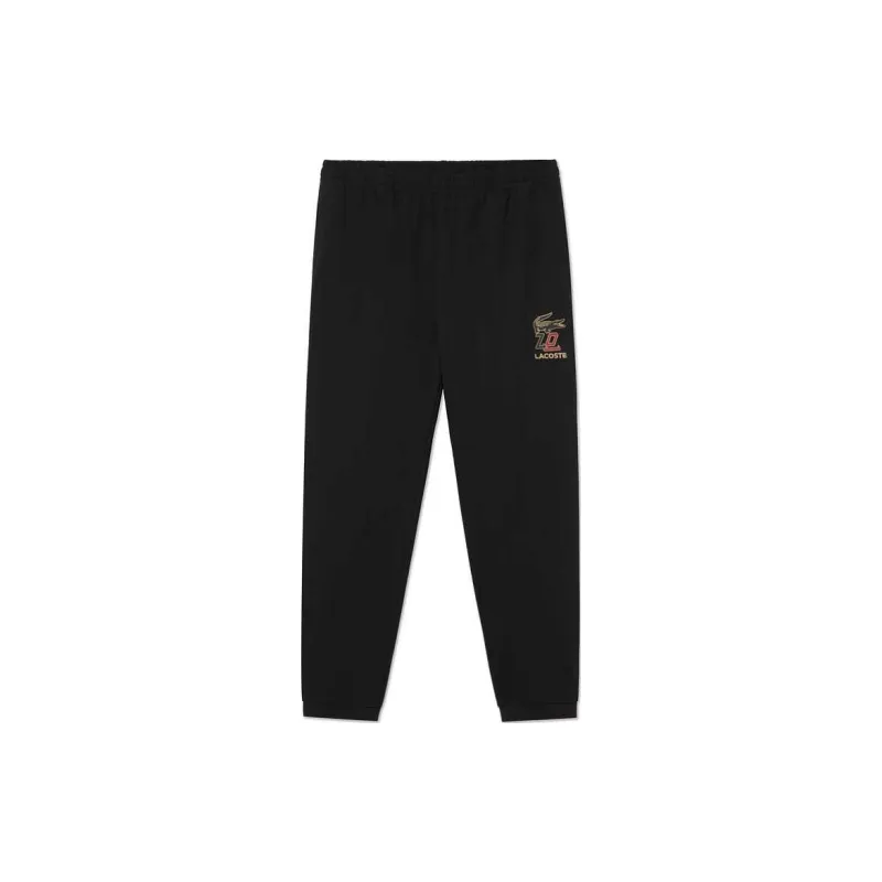 LACOSTE Auspicious Snake New Year Collection Knitted Sweatpants Men 031/Black-0