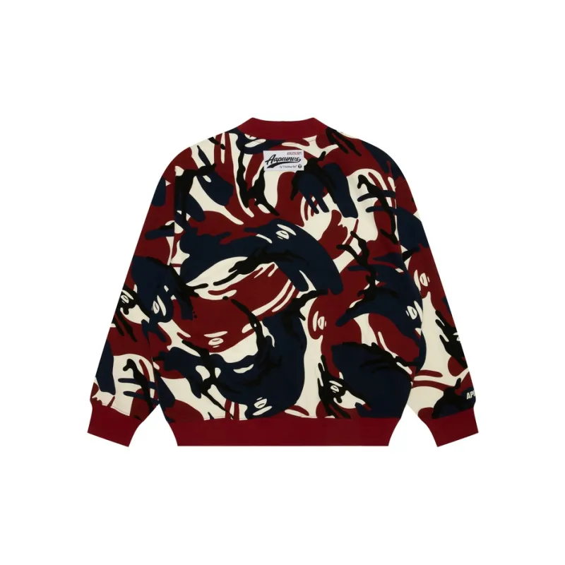Aape Logo Camo Cardigan-1