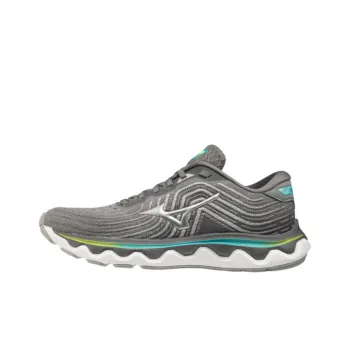 Mizuno Wave Horizon 6 Anti-Slip Wear-Resistant Low-Top Casual Running Shoes Women's Silver Gray