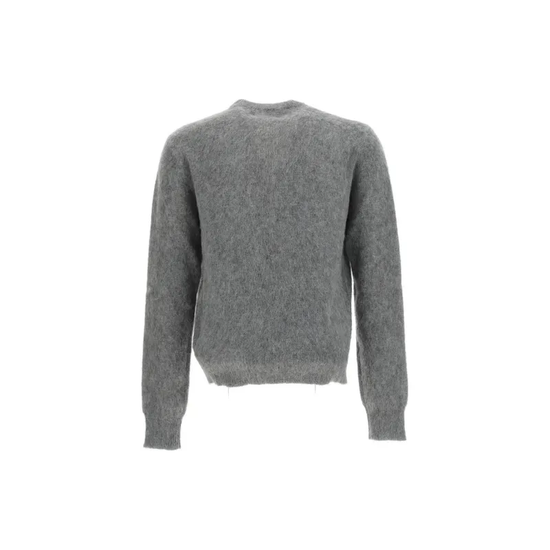 AMIRI Logo Jacquard Crewneck Knitted Jumper-1