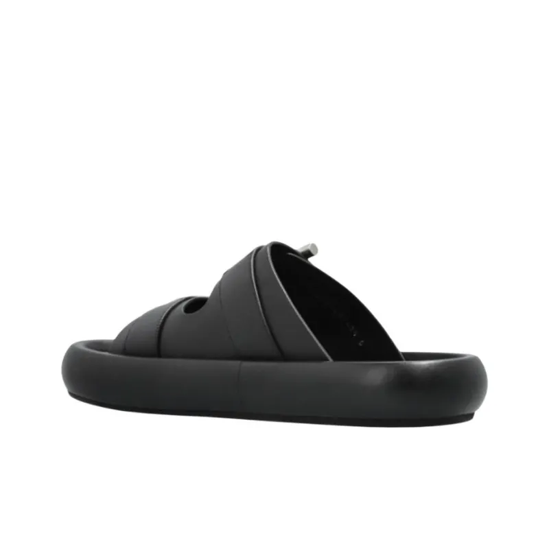 Alexander McQueen Double Buckle Slip On Slides-3
