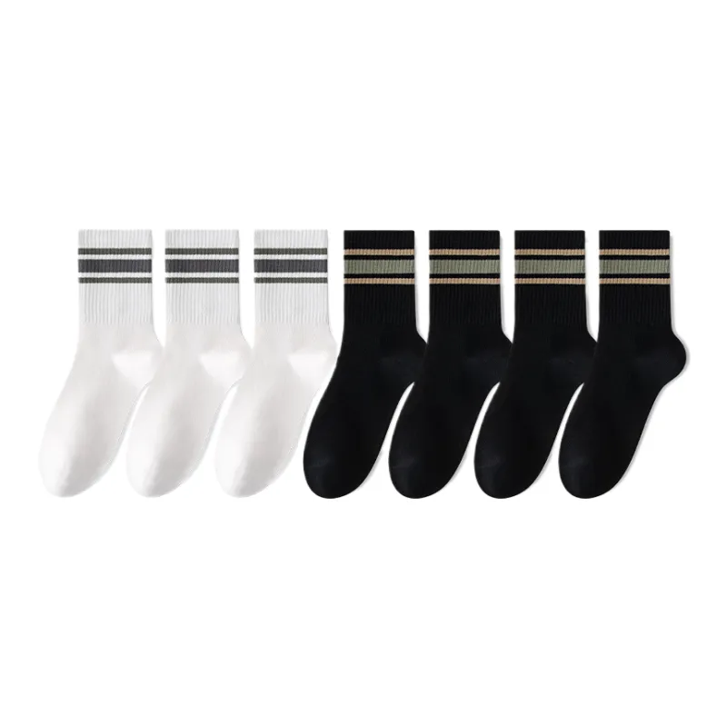 Cotton Gene Mid Calf Socks Men's 7 Pack-4