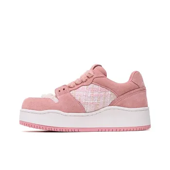 WANDER AROUND Height Increasing Cushioning Low Top Skateboard Shoes Women's Pink