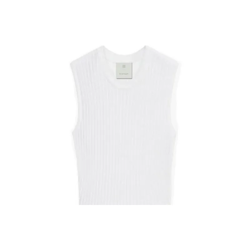 GIVENCHY SS22 Sleeveless Dress Women's White-4