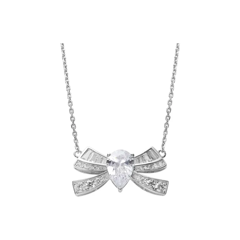 NANA JACQUELINE Cubic Zirconia Necklaces Women's White-2