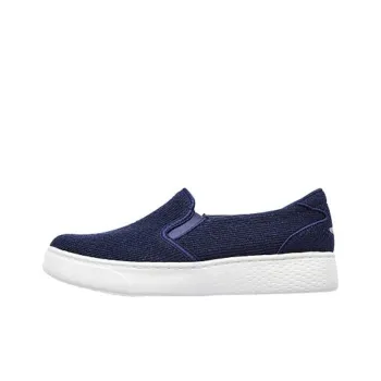 Skechers Cushioning, Slip Resistant, And Abrasion Resistant Low Top Casual Shoes Women's Marine Blue