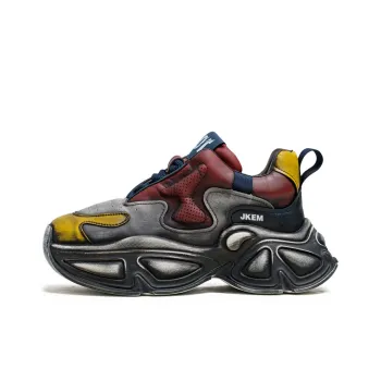 JKEM Anti Slip And Wear Resistant Height Increasing Low Top Chunky Sneakers Men's