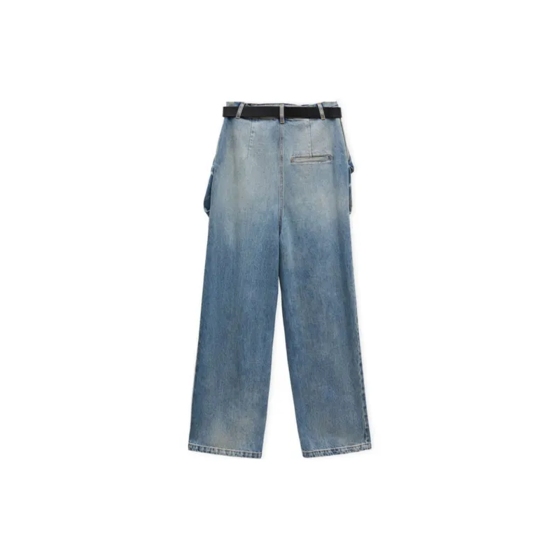 LOEWE Draped Jeans In Denim-1