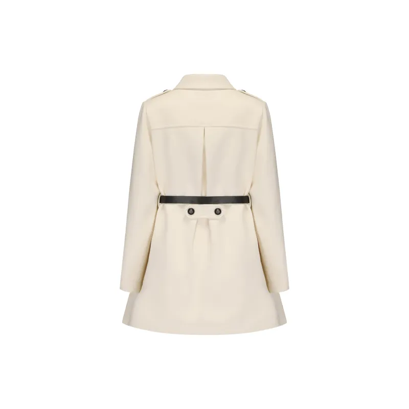 CHIWAWAMEME Coats Women's Hepburn Beige-1