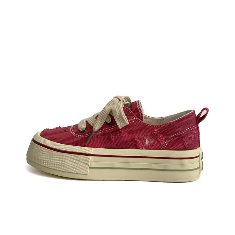 Than Than Me Slip-Resistant Breathable Low-Top Skateboard Shoes Women's-4