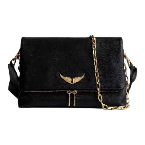 Zadig & Voltaire Leather Shoulder Bag Women's Black