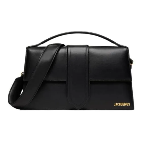 Jacquemus Le Bambinou Series Calfskin Crossbody One Shoulder Handbag Women's Black